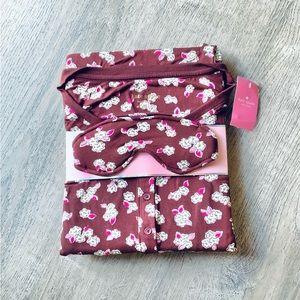 NWT ♠️Kate Spade ♠️ 3-Piece Pajama Set XL